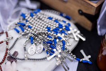 Load image into Gallery viewer, Handmade Paracord Decade Rosary - Stainless Steel Beads